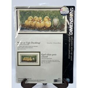 Dimensions Stamped Cross Stich "What an Ugly Duckling" New Kit #3233 Whimsical